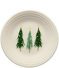 Fiesta Jolly Christmas Three Tree Classic Luncheon Plate