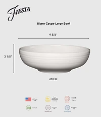 Fiesta Large 2-qt. Bistro Bowl