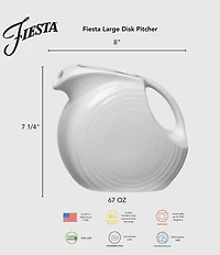 Fiesta Large Disk Pitcher