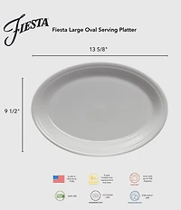 Fiesta 13 5/8 Inch Large Oval Serving Platter