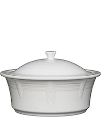Fiesta Large Round Covered Casserole, 2.8-Quart