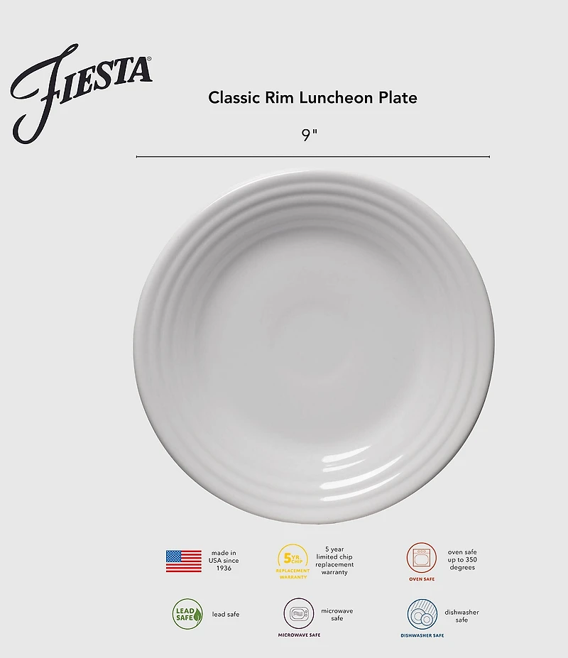 Fiesta Luncheon Plate