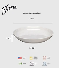 Fiesta Coupe 8.5#double; Luncheon Bowl, 26-oz
