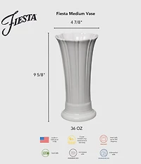 Fiesta Medium Ceramic Flower Vase