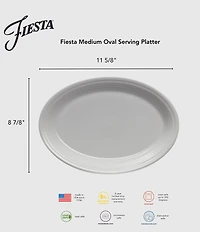 Fiesta Medium Oval Serving Platter