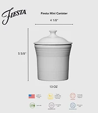 Fiesta Mini Canister, 13 oz.