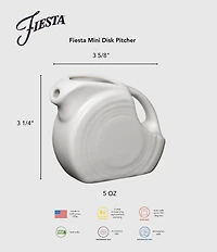 Fiesta Mini Disk Pitcher