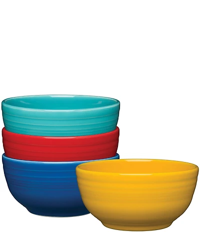Fiesta Mixed Collection Bistro Coupe Cereal Bowls, Set of 4