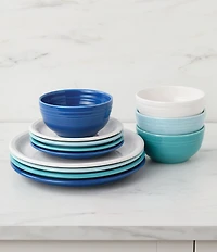 Fiesta Mixed Collection Bistro Coupe Cereal Bowls, Set of 4