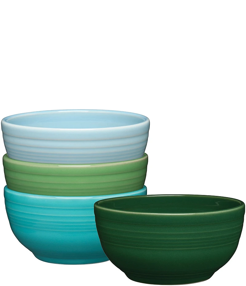 Fiesta Mixed Collection Bistro Coupe Cereal Bowls, Set of 4