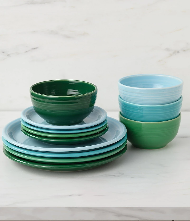 Fiesta Mixed Collection Bistro Coupe Cereal Bowls, Set of 4