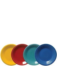 Fiesta Mixed Collection Classic Rim Salad Plates, Set of 4