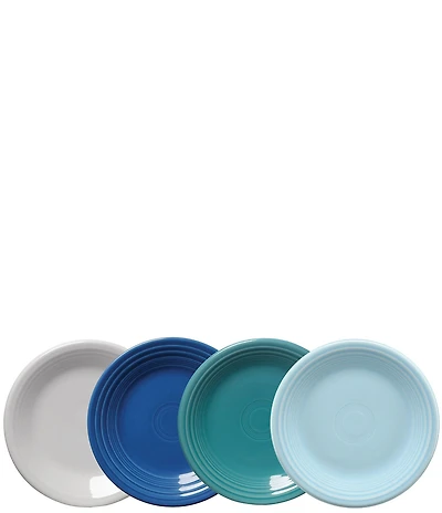 Fiesta Mixed Collection Classic Rim Salad Plates, Set of 4