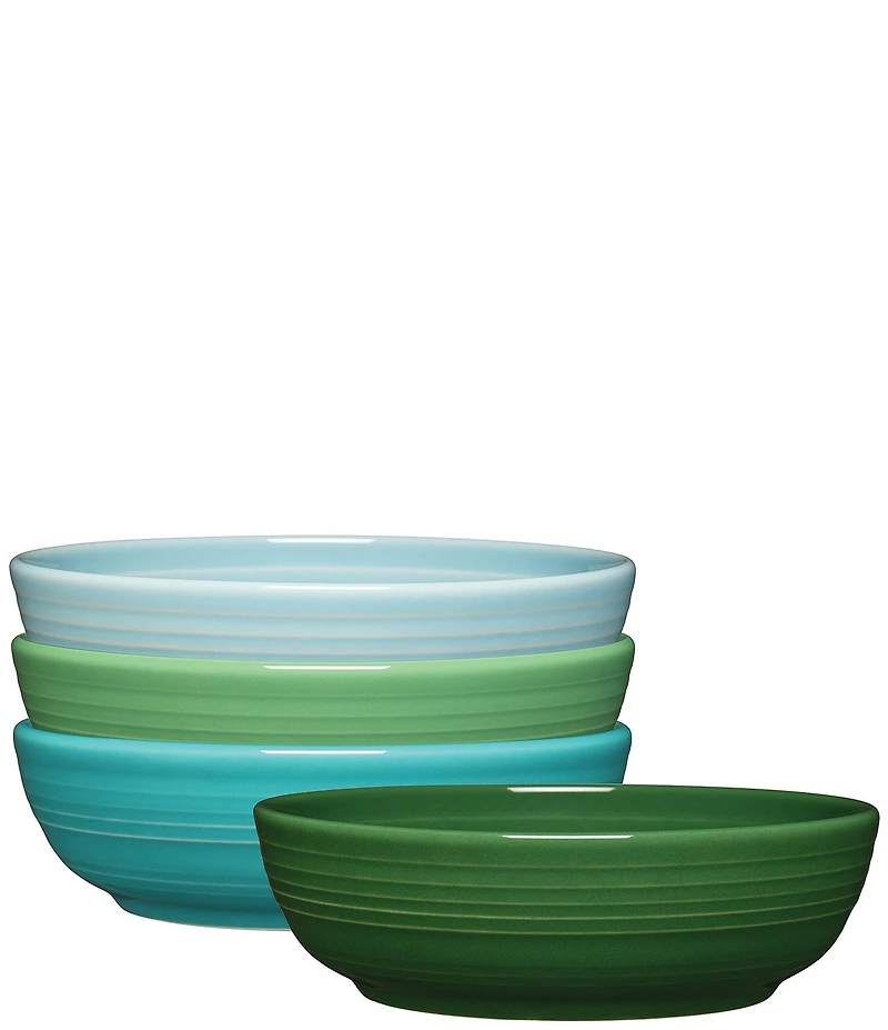 Fiesta Mixed Vibrant Coupe Salad Bowls, Set of 4