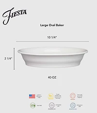Fiesta Oval Baker, 10.25#double;