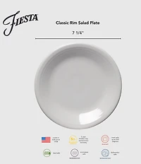 Fiesta Solid Ceramic Salad Plate