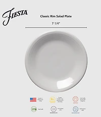 Fiesta Solid Ceramic Salad Plate