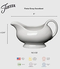 Fiesta 18 1/2oz Gravy Sauce Boat