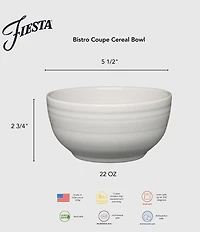 Fiesta Bistro Coupe Cereal Bowl, 22-oz
