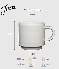 Fiesta Stackable Mugs, Set of 4