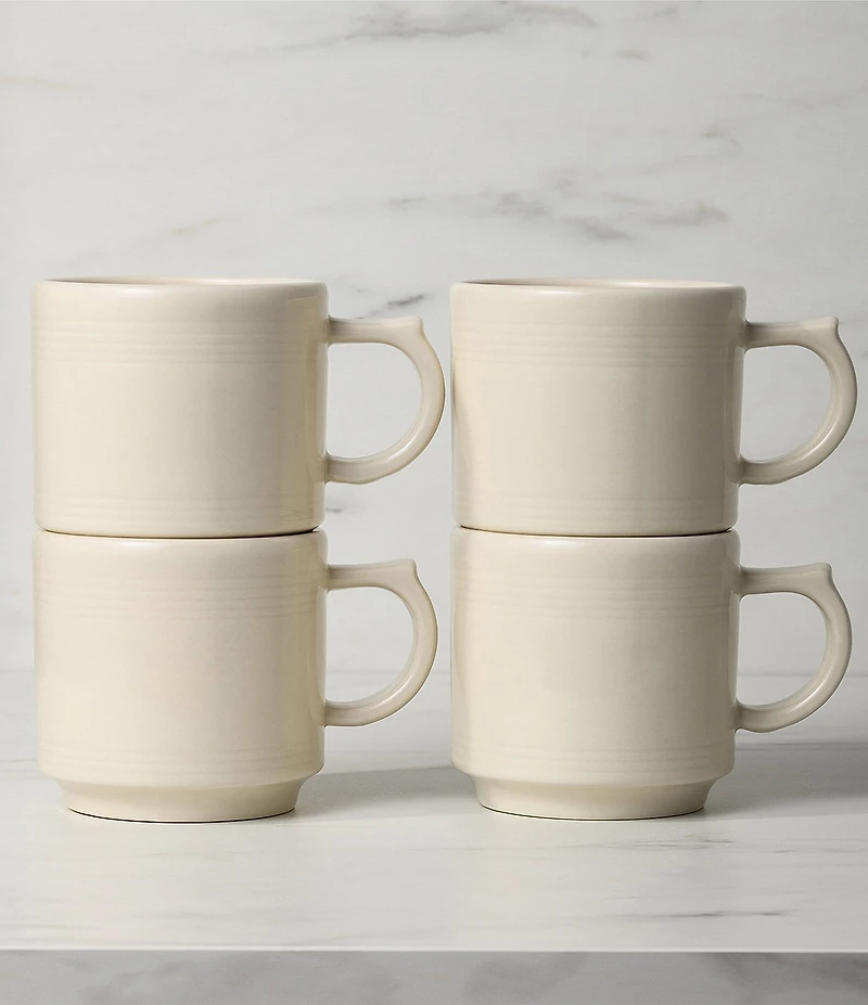 Fiesta Stackable Mugs, Set of 4