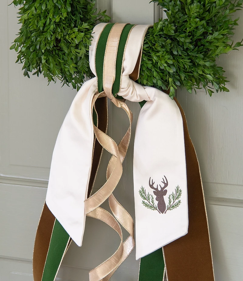 Fig & Dove 4#double; Suede Decorative Ribbon