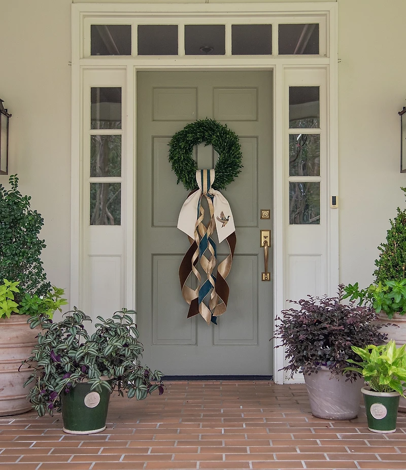 Fig & Dove 4#double; Suede Decorative Ribbon