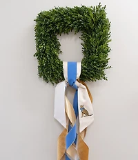 Fig & Dove Cheetah Embroidered Wreath Sash