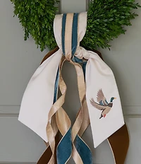 Fig & Dove Mallard Embroidered Wreath Sash