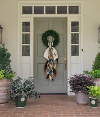 Fig & Dove Mallard Embroidered Wreath Sash