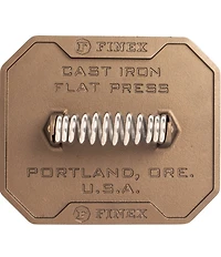 Finex Cast Iron Flat Press - 8#double;