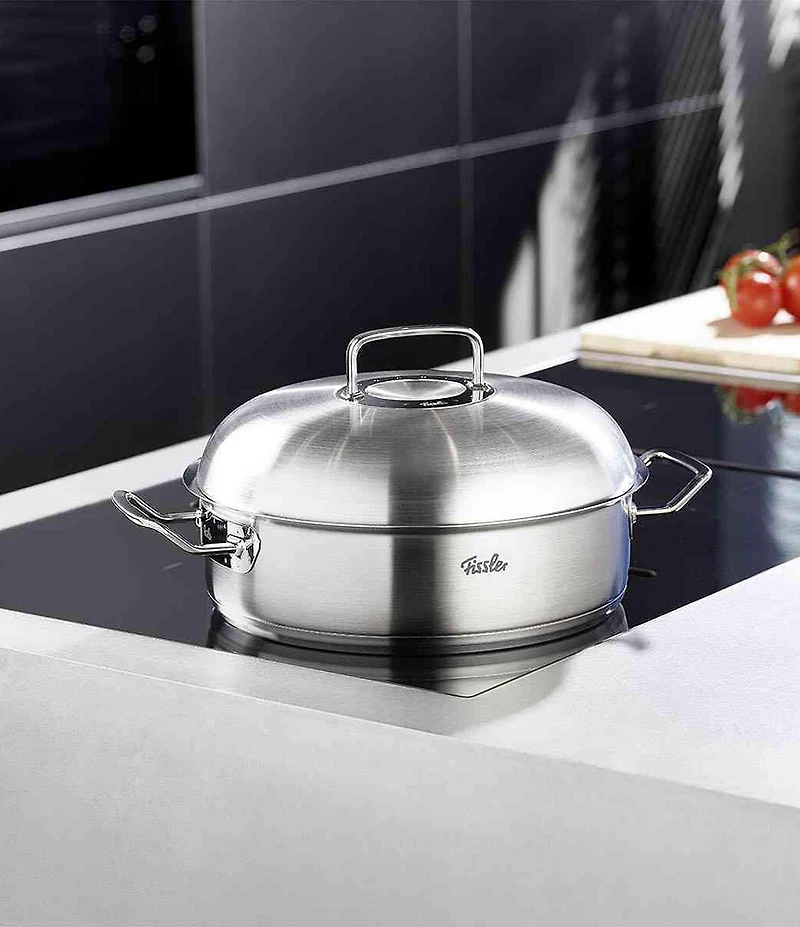 Fissler Original-Profi Collection Stainless Steel 5.1-qt. Roaster with High Dome Lid