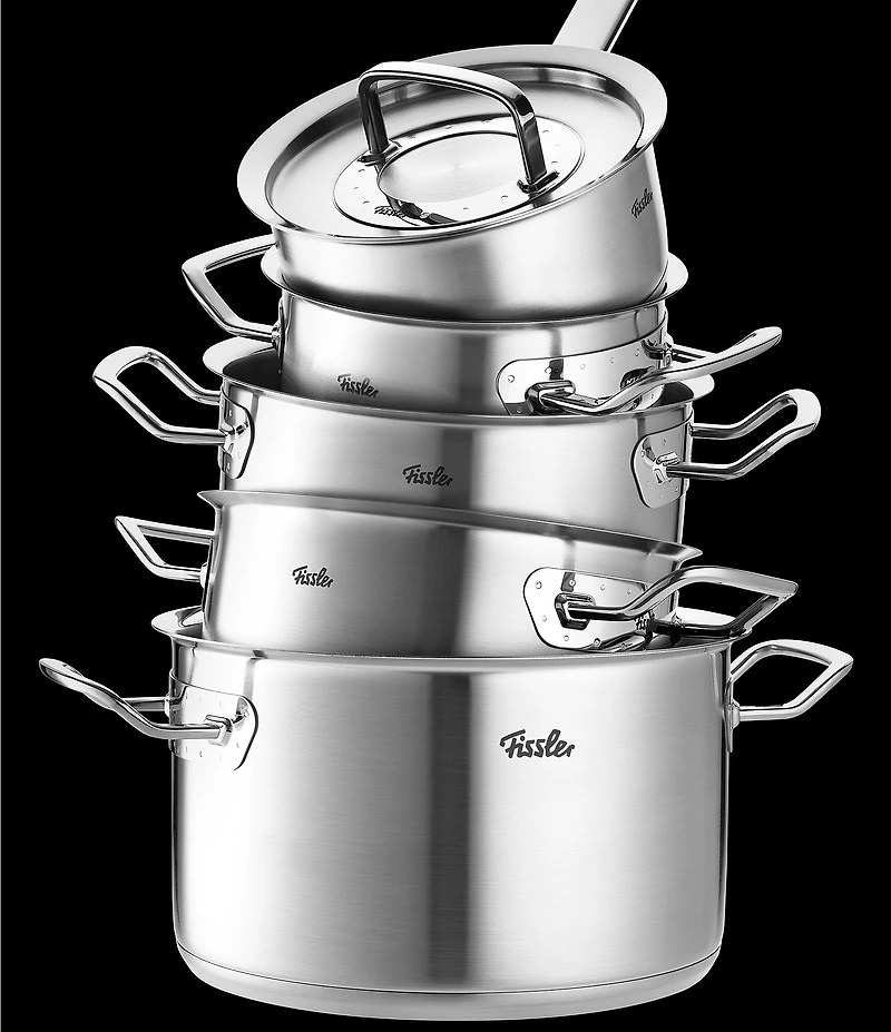 Fissler Original-Profi Collection Stainless Steel -Piece Cookware Set