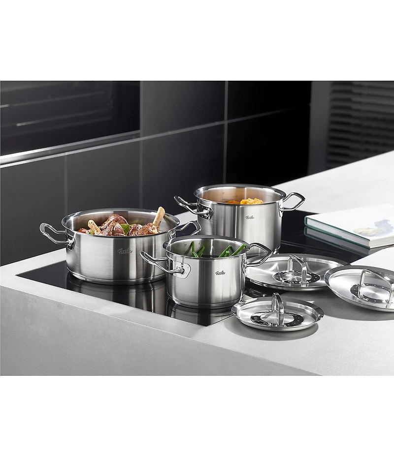 Fissler Original-Profi Collection Stainless Steel -Piece Cookware Set
