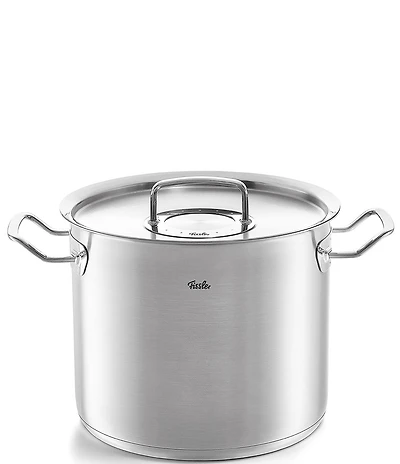 Fissler Original-Profi Collection Stainless Steel High 9.6-qt Stock Pot with Lid