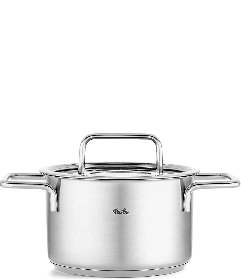 Fissler Pure Collection Stock Pot with Glass Lid- 2.2 Qt.