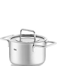 Fissler Pure Collection Stock Pot with Glass Lid- 2.2 Qt.