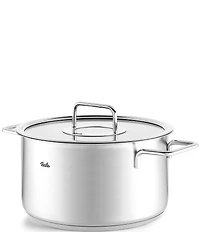 Fissler Pure Collection Stock Pot with Glass Lid, 6.7 qt