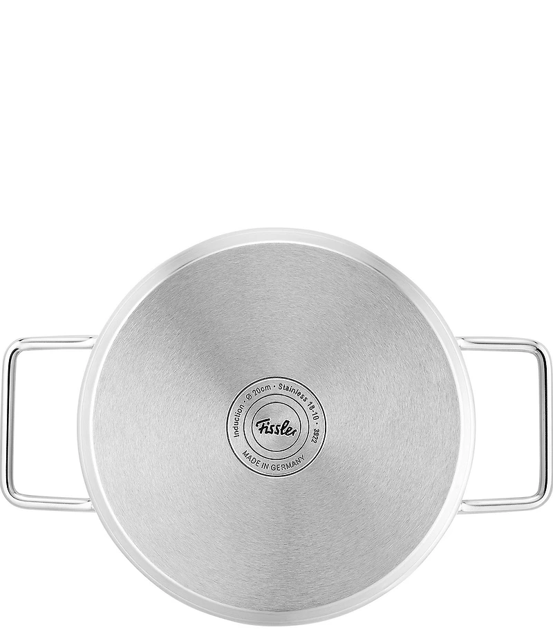 Fissler Pure Collection Stockpot with Glass Lid, 4.2-qt