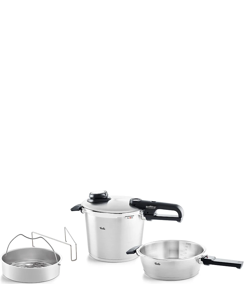 Fissler Vitavit® Premium Pressure Cooker Set, 2. Quart & 6.3 Quart