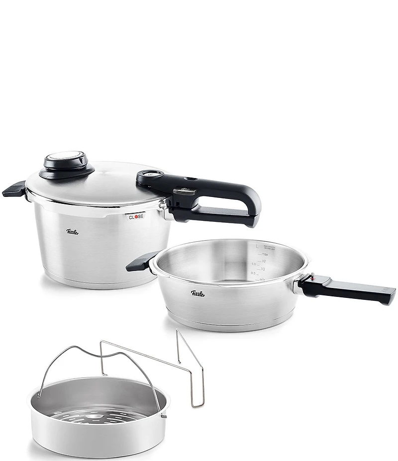 Fissler Vitavit® Premium Pressure Cooker Set, 2.7 Quart & 4.8 Quart