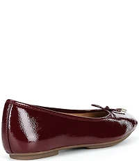 FitFlop Delicato Crinkle Patent Leather Bow Ballet Flats
