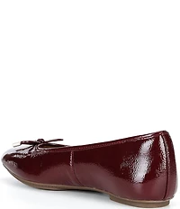 FitFlop Delicato Crinkle Patent Leather Bow Ballet Flats