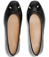 FitFlop Delicato Crinkle Patent Leather Bow Ballet Flats