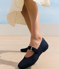 Fitflop Delicato Denim Mary Jane Flats