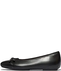 FitFlop Delicato Leather Glitz-Bow L Flats