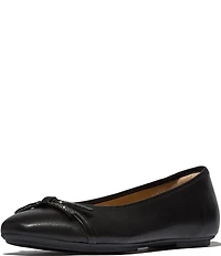FitFlop Delicato Leather Glitz-Bow L Flats