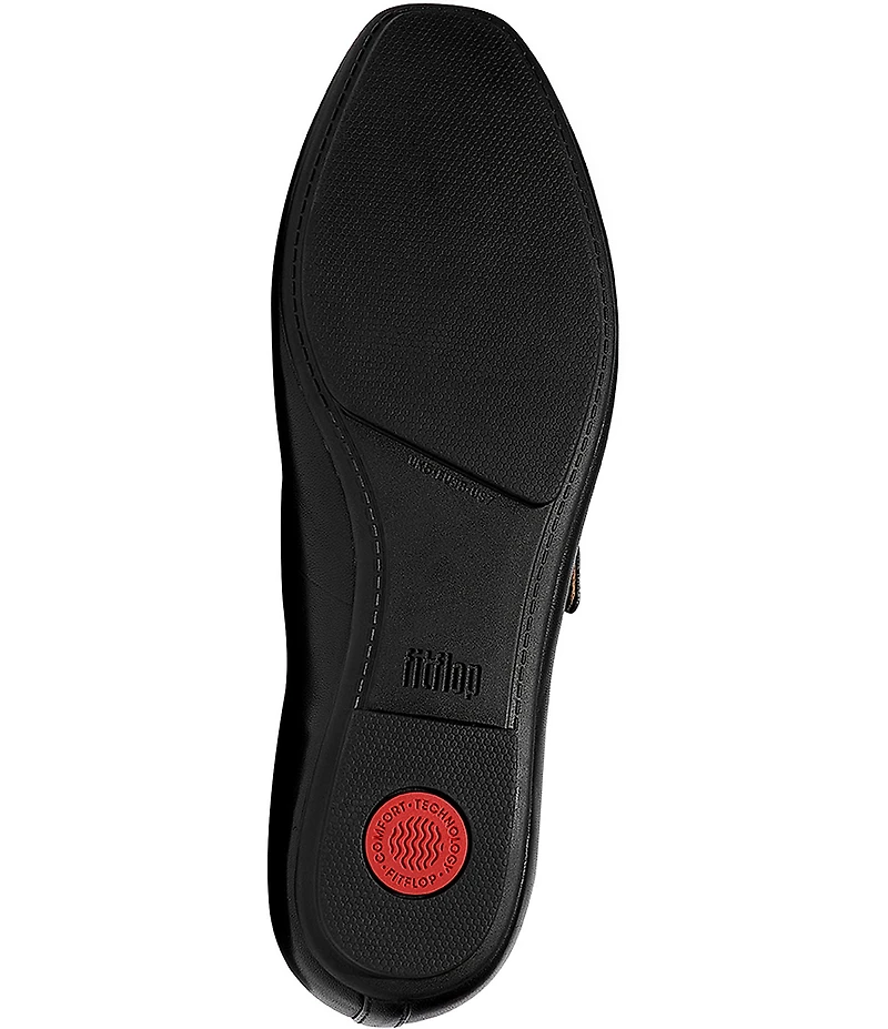FitFlop Delicato Leather Mary Jane Flats