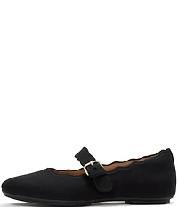 FitFlop Delicato Wave-Edge Canvas Mary Jane Ballet Flats