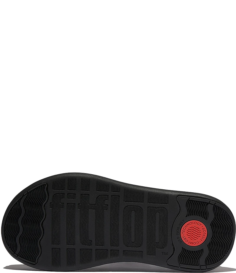 FitFlop F-Mode Leather Slingback Thong Platform Sandals